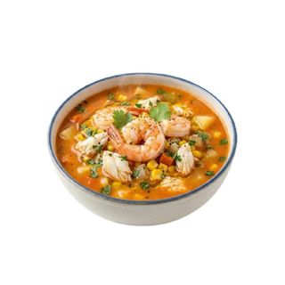 Sopa De Gambas Con Cangrejo