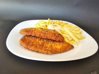 Meniu șnițel de pui