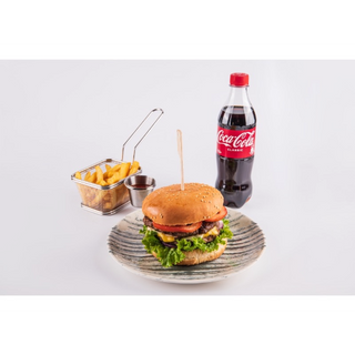 Комбо бургер говяжий двойной