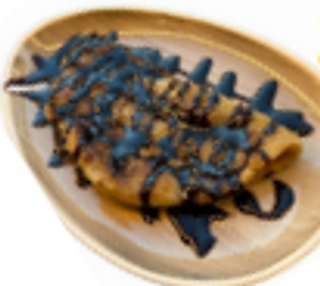 Roti - Farina di grado ripieno di banana e cioccolato