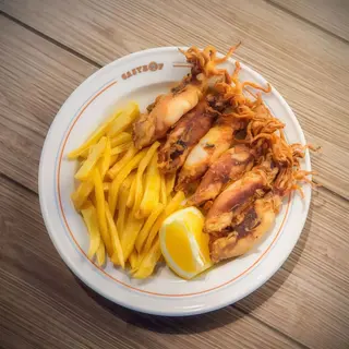 Chipirones Fritos Con Patatas
