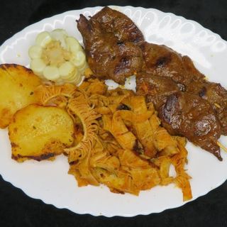 Anticuchos Con Rachi