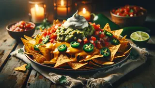 Nachos z sosami