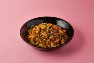 Жареный Рис с Креветками