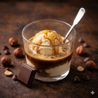 Affogato senzapan di spagna al cioccolato di reggiocalabria