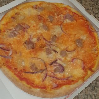 Greca + coca-cola + Patatine