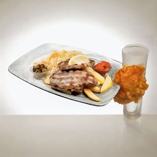 Свинска вратна пържола