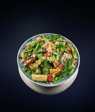 ნორვეგიული ორაგულის სალათი