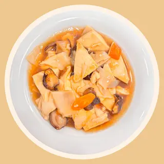 Tofu ai funghi e bambù