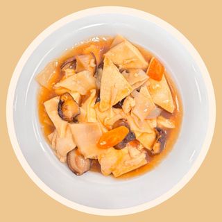 Tofu ai funghi e bambù