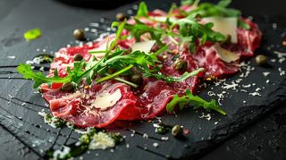 Carpaccio di manzo affumicato