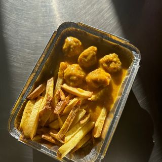 Combinado de albóndigas 