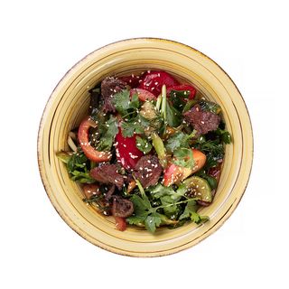 Теплый салат в китайском стиле