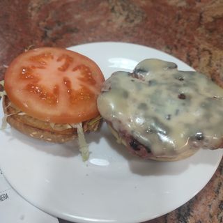 Hamburguesa De Pollo Con Queso