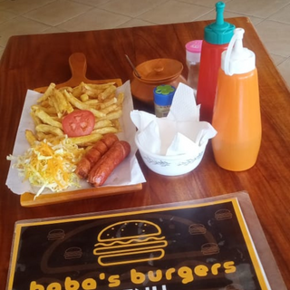 Baba's Sausage and Chips Meal