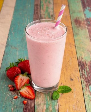 Batido de Helado de Fresa