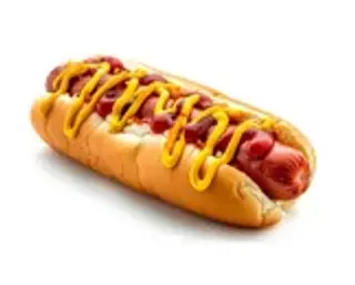 Hot dog con fried onions