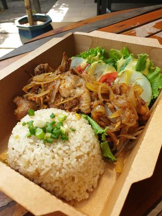 Poulet Gingembre et son Riz Coco