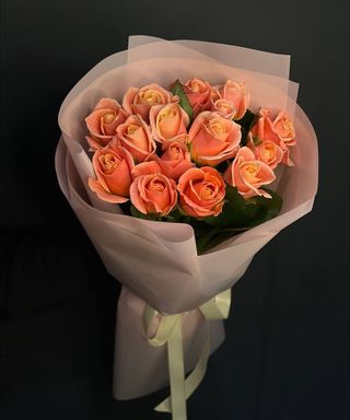 15 троянд Міс Піггі в упакуванні №32