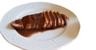 Pato al vino tinto y pimienta negra