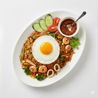 Nasi goreng frutti di mare