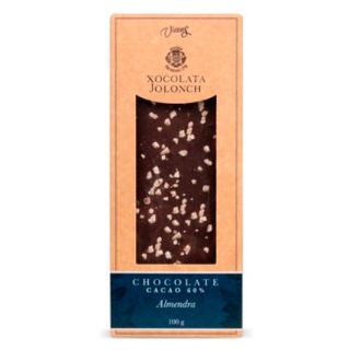 Chocolate Negro Cacao 60% con Almendra Jolonch 100 Gr.