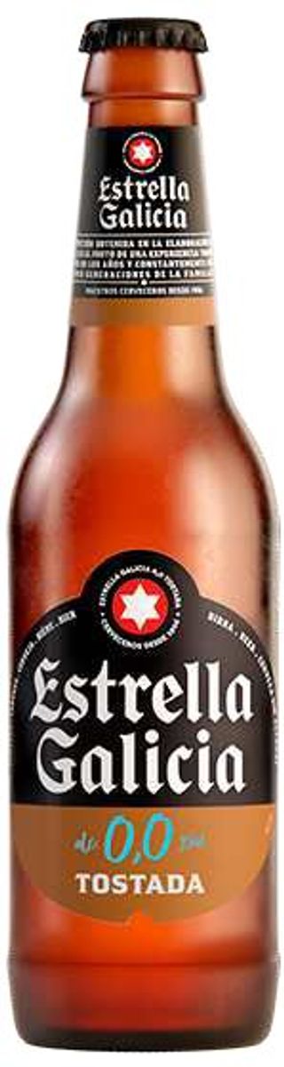 Cerveza Estrella Galicia 0,0 Tostada (330 Ml.)