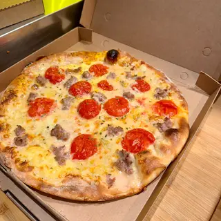 al piatto SALSICCIA-GORGONZOLA-PACHINO