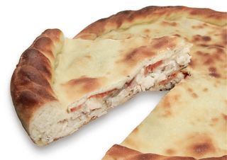 Пирог русский с курицей и грибами