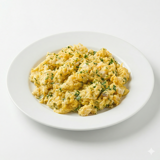 Ración De Revuelto De Bacalao