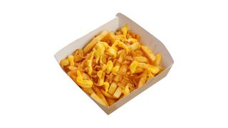 Картофель фри с сырным соусом