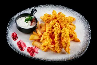 Crispy strips cu cartofi prajiti