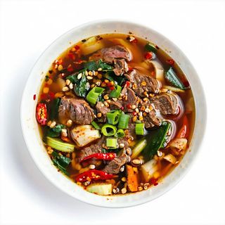 F026 Zuppa di manzo piccante