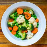 ორთქლზე გამომცხვარი ბოსტნეული