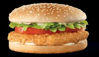 Chicken burger menù