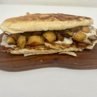 Porchetta, provola e patate al forno