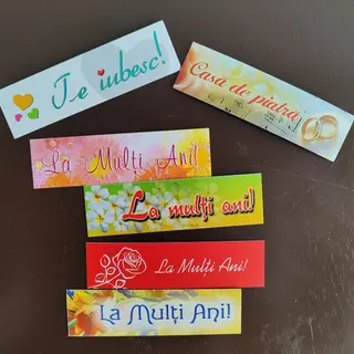 Bilețel cu urare