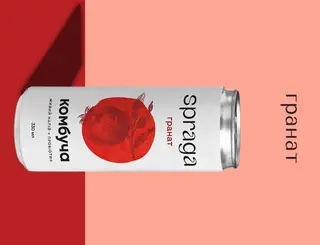 Комбуча Spraga ГРАНАТ 330ml ж/б