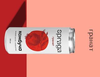 Комбуча Spraga ГРАНАТ 330ml ж/б