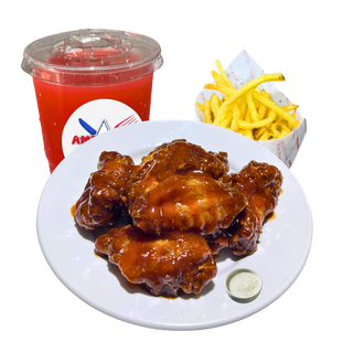 12pc Wings + Frites + Drink