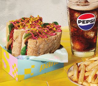 Menú Hummus Remolacha (Vegan)