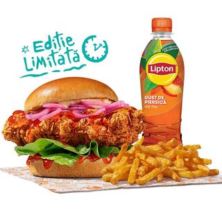 Red Hot Honey Sandwich Large Meal