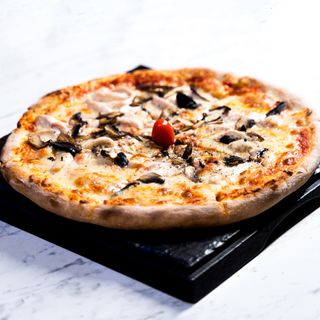 Pizza Poulet Aux Champignons