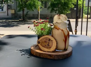 Ice cream frappe 