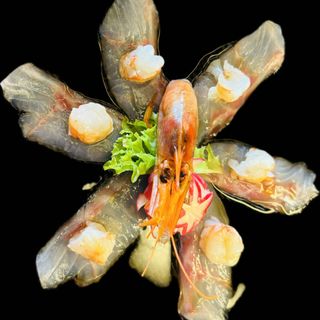 454. Carpaccio de Lubina (8 Pzs.)