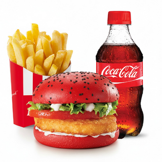 Hash Brown Burger Meal