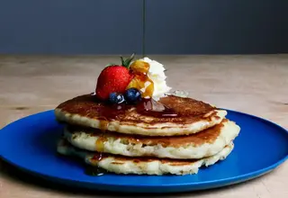 Pancake con acero e mele