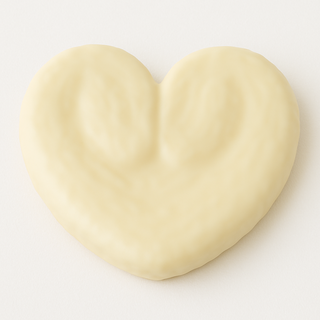 Palmera grande de chocolate blanco