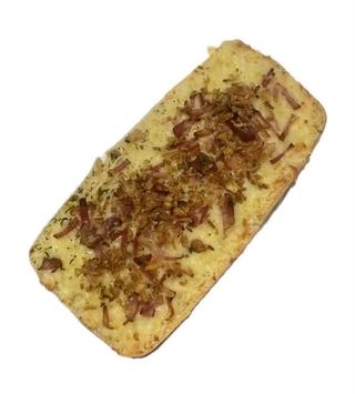 Rosendo Carbonara, bacon y cebolla frita