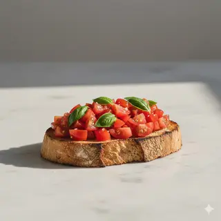 Bruschetta al pomodoro (4 pezzi)